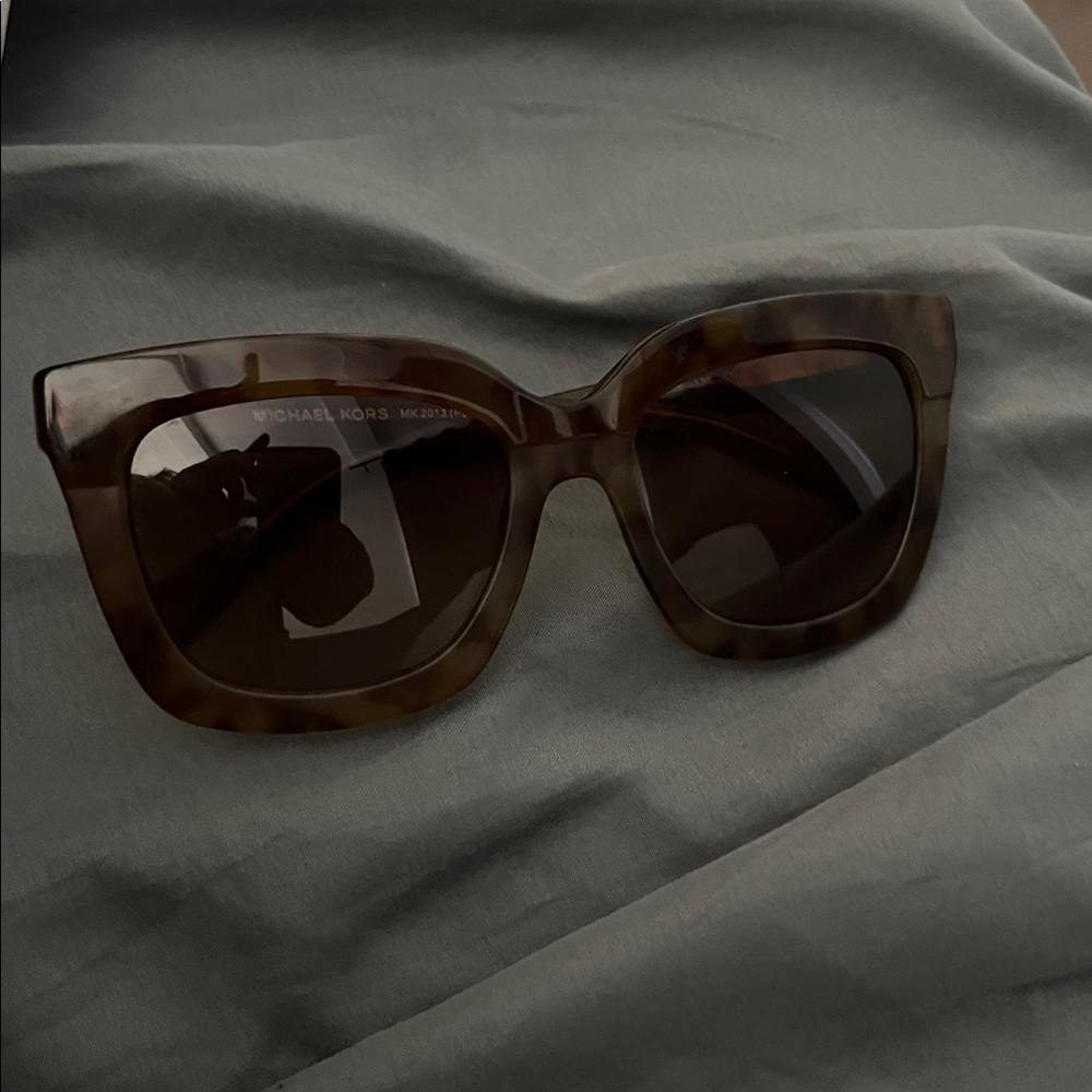 Authentic Tan Michael Kors Sunglasses